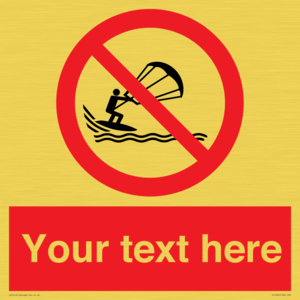 Custom No kite surfing